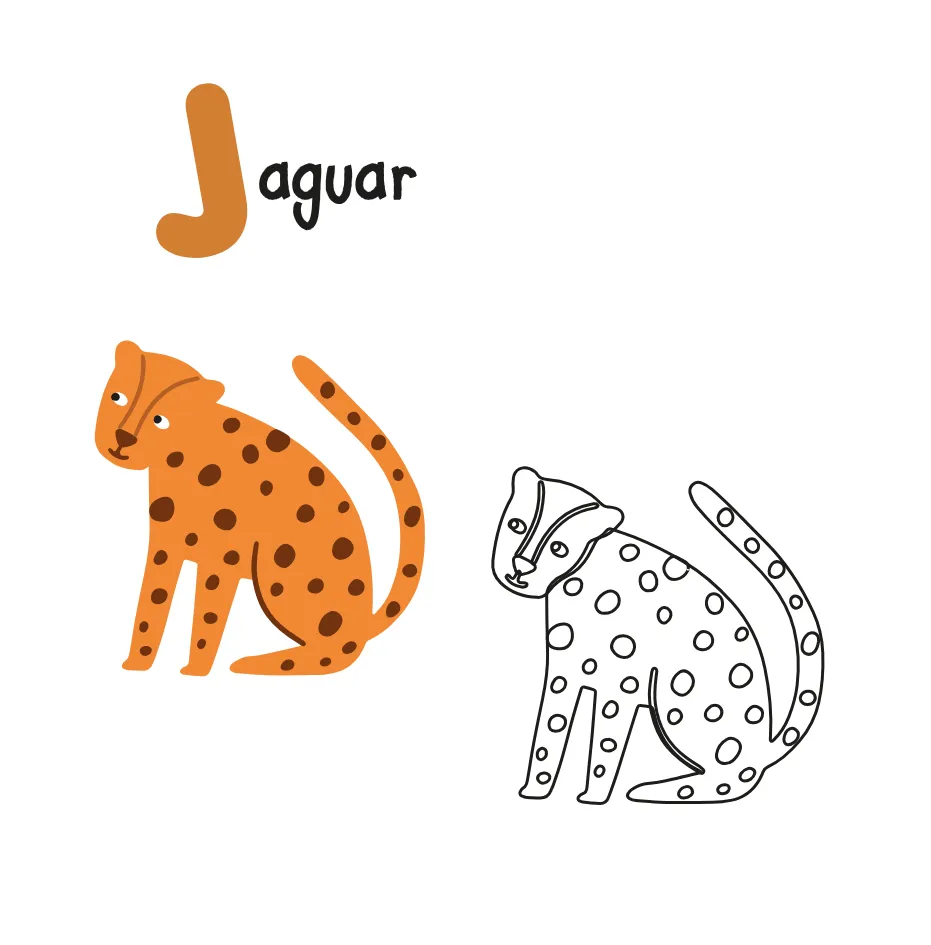 Alphabet Letter J Coloring Page coloring page