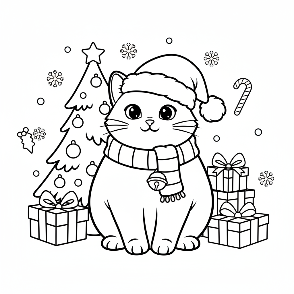 Black Cat coloring page