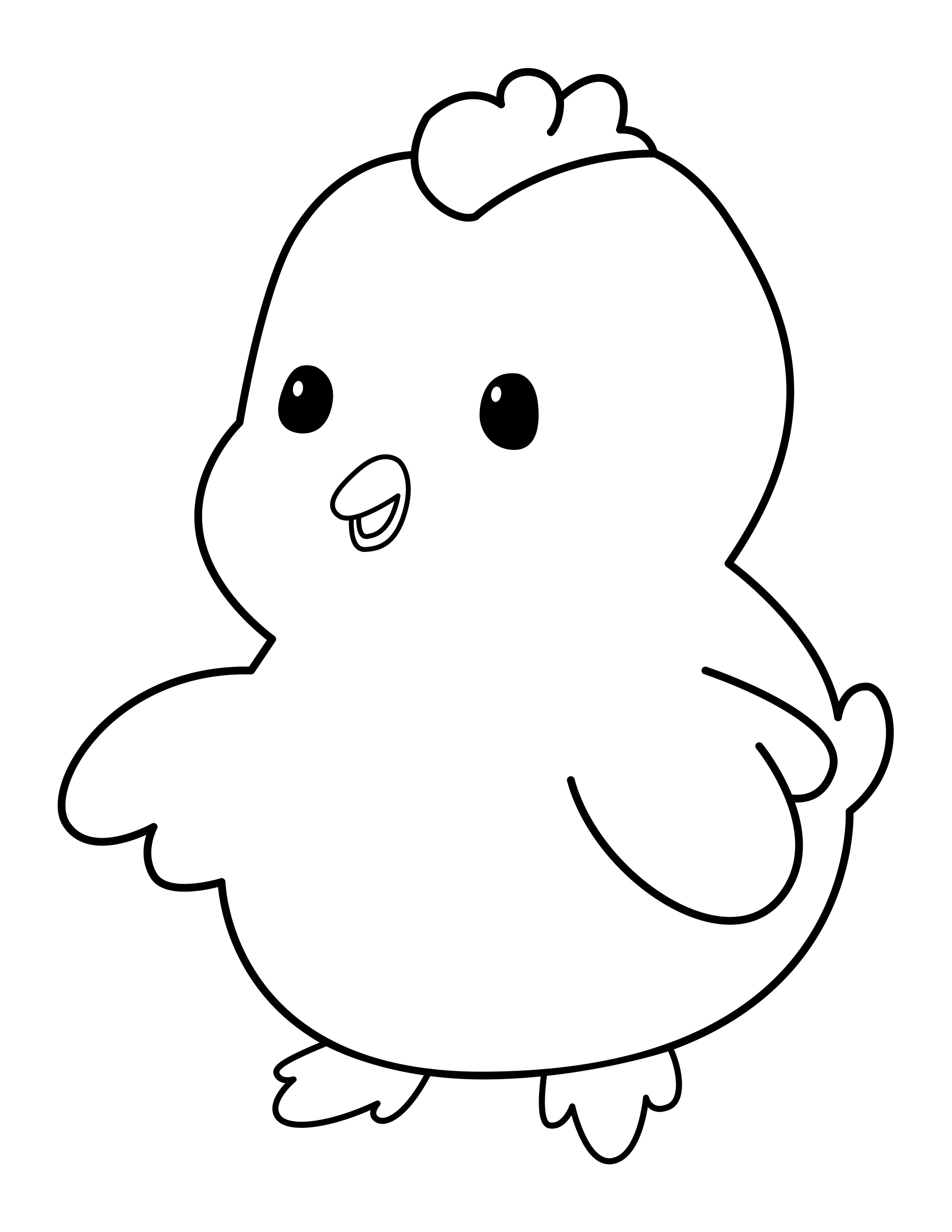 Baby Chick coloring page