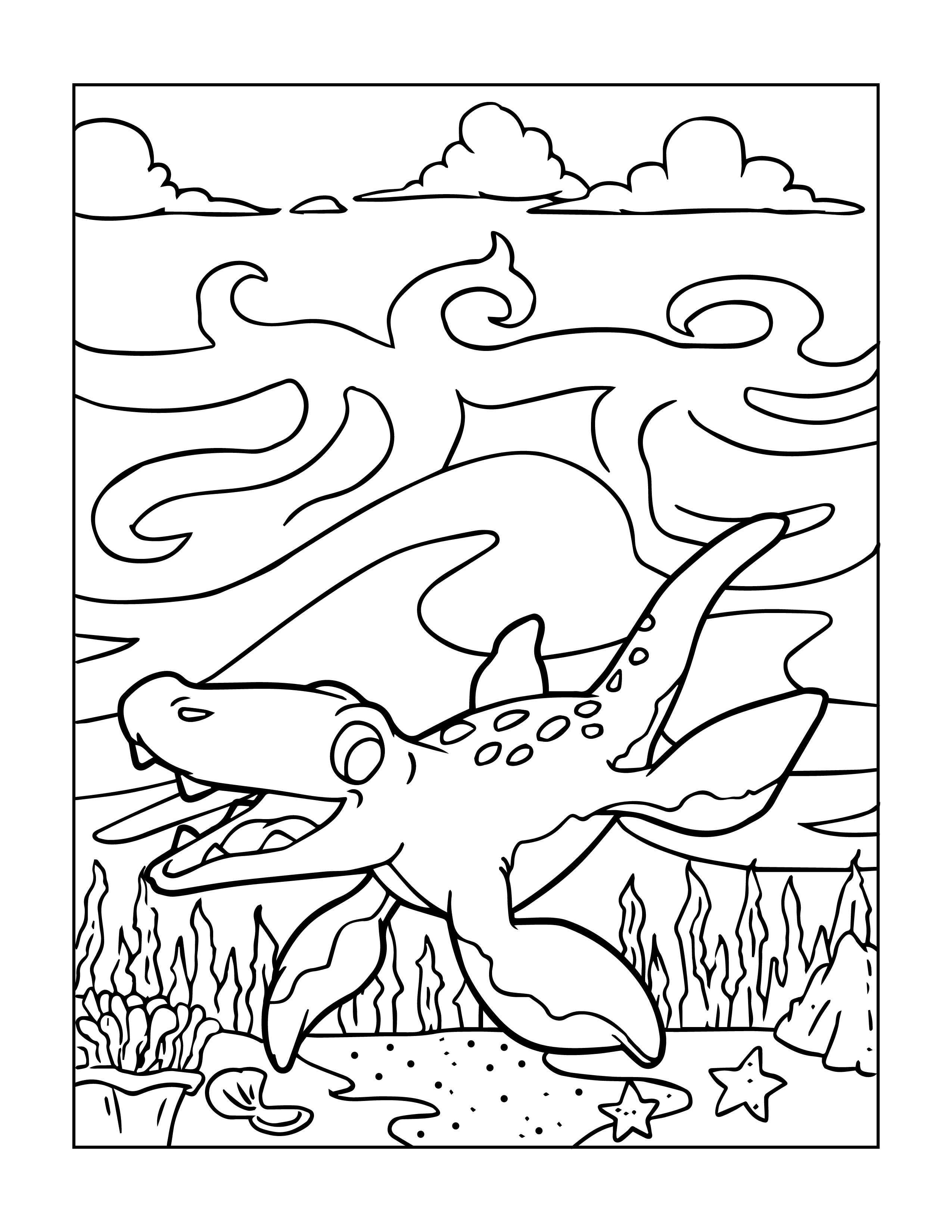 Ankylosaurus coloring page
