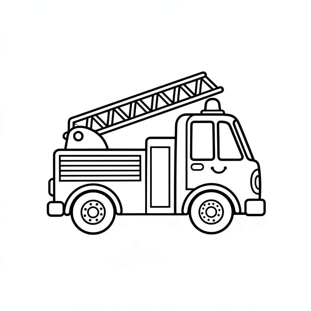 Fire Truck coloring page