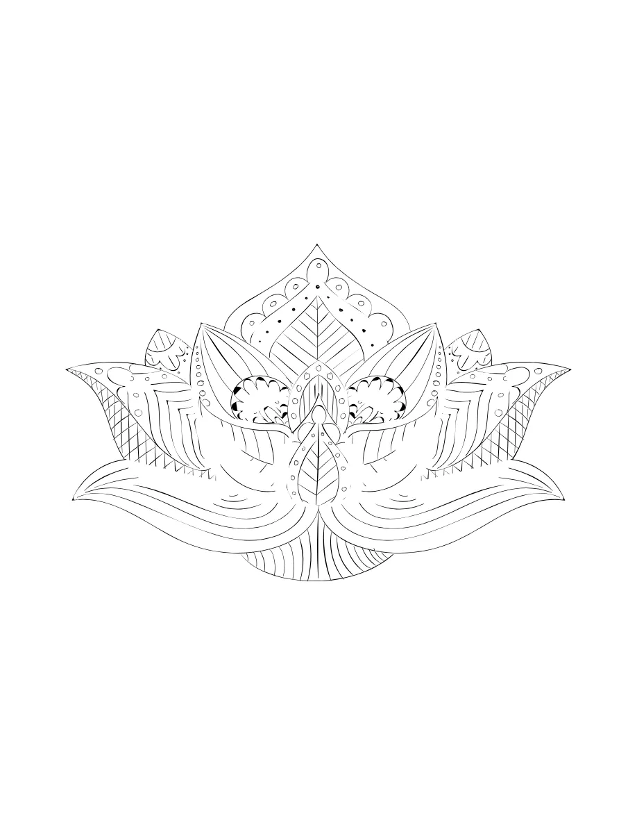 Flower Mandala Page 24 coloring page
