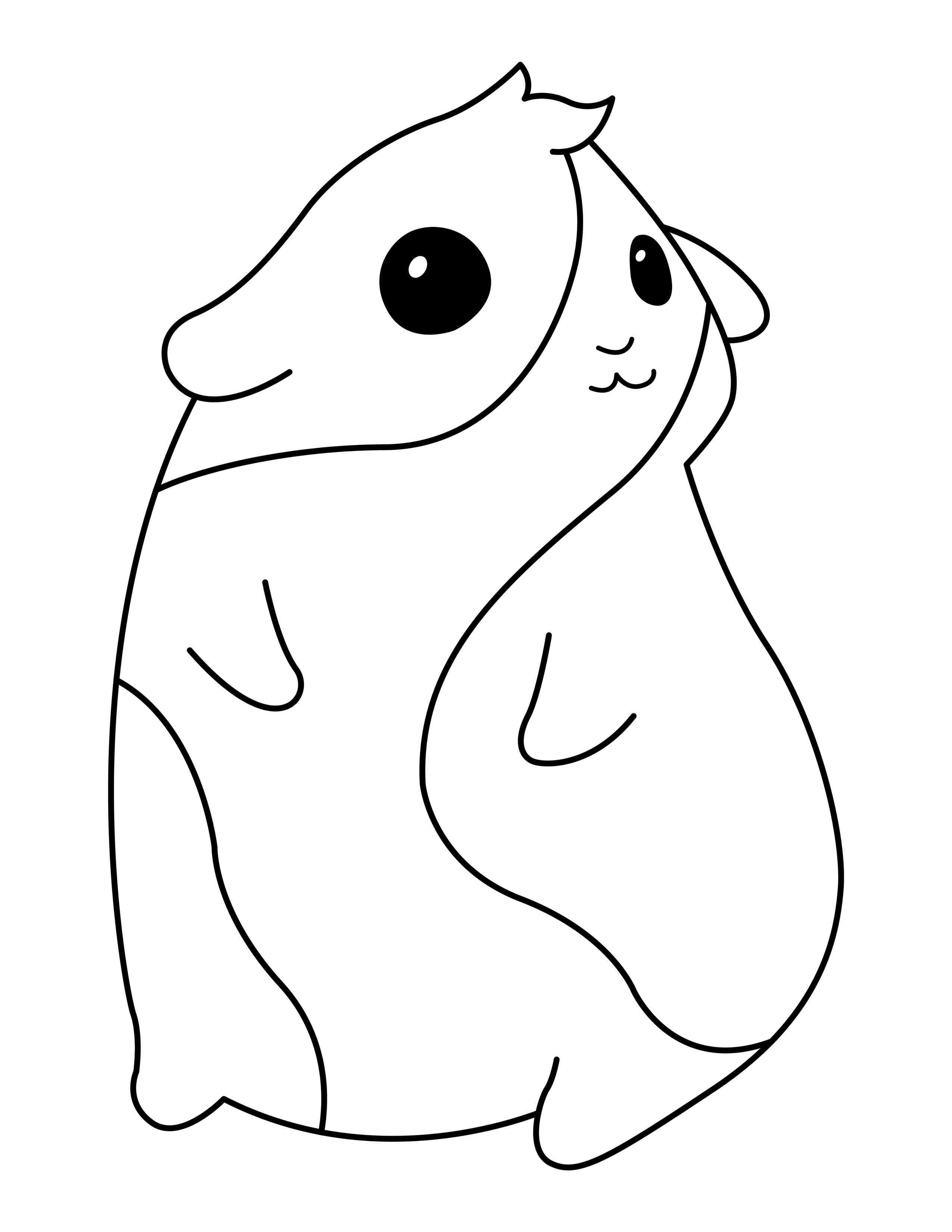 Guinea Pig coloring page