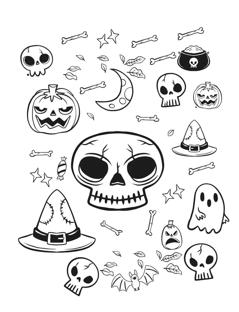 Halloween Page 13 coloring page
