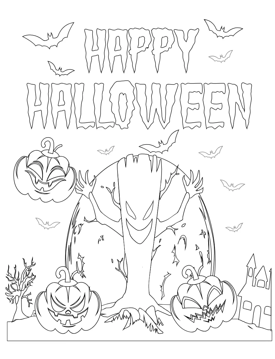 Halloween Page 14 coloring page