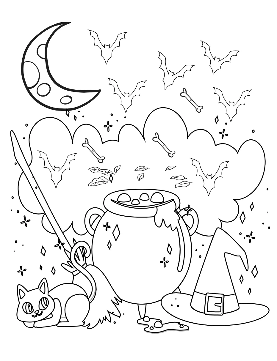 Halloween Page 15 coloring page
