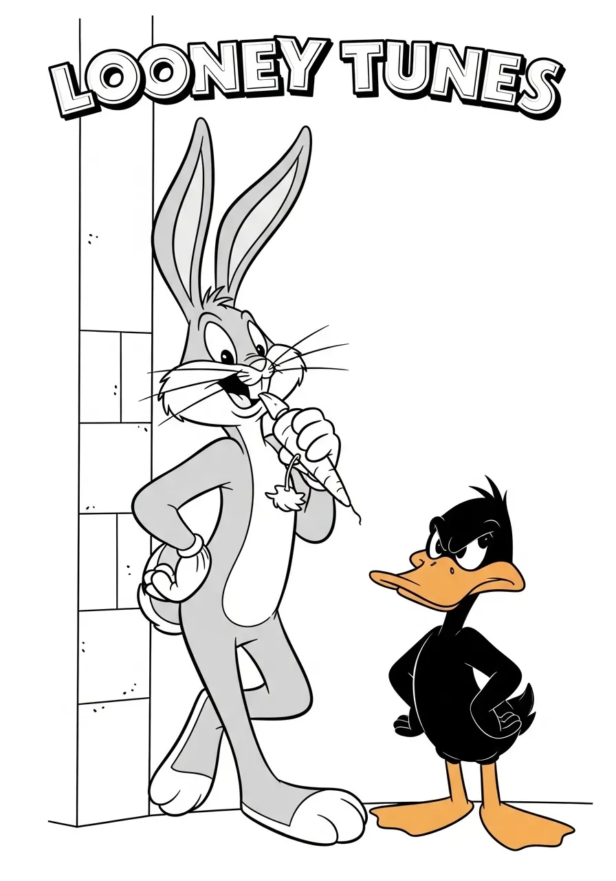 Looney Tunes Coloring Page coloring page