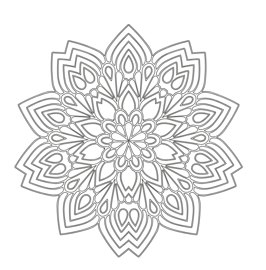 Mandala Coloring Page 10 coloring page