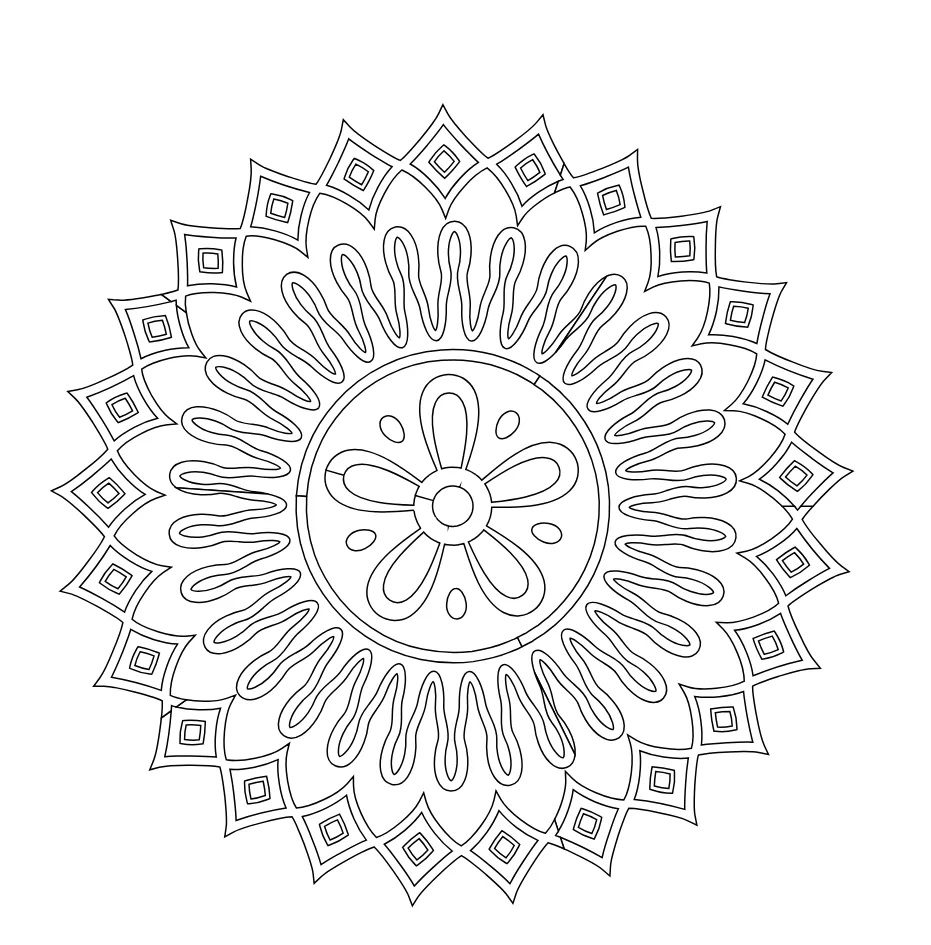 Mandala Coloring Page 11 coloring page