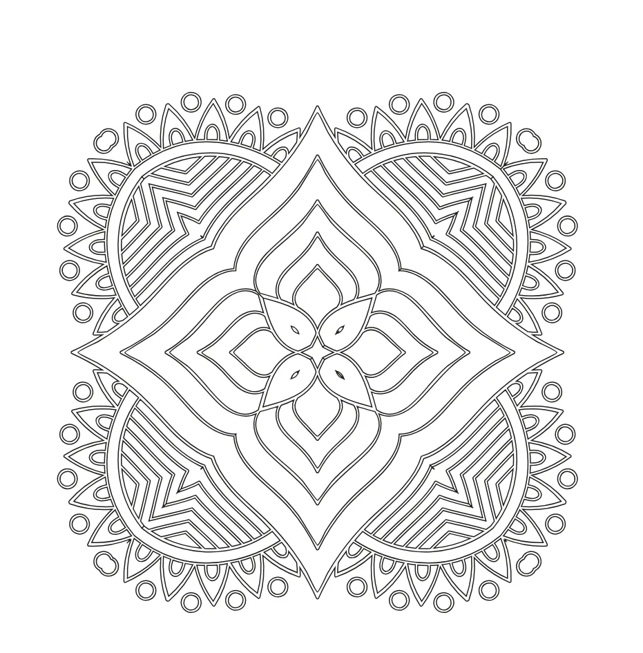 Mandala Coloring Page 13 coloring page