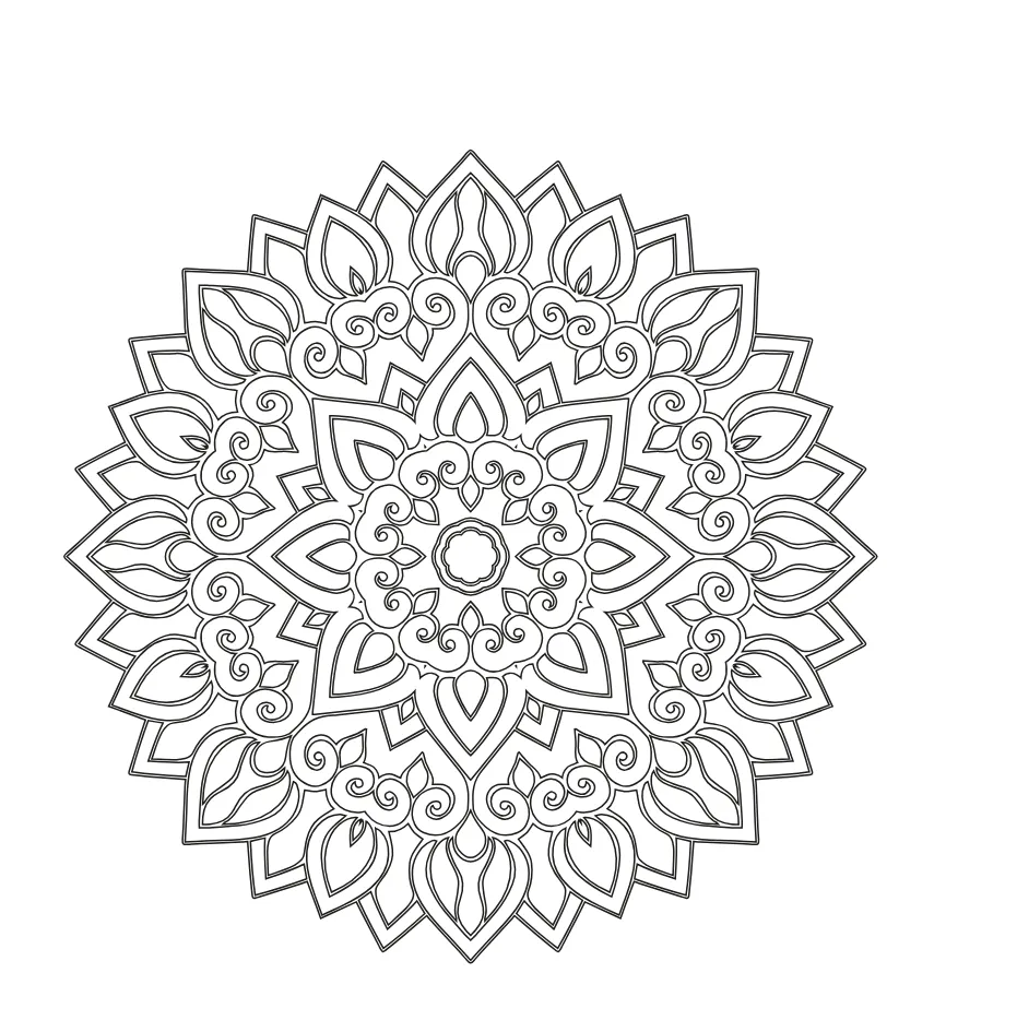 Mandala Coloring Page 14 coloring page