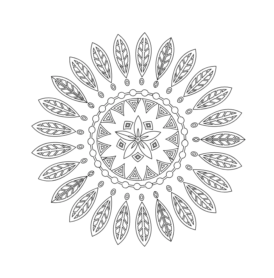 Mandala Coloring Page 17 coloring page