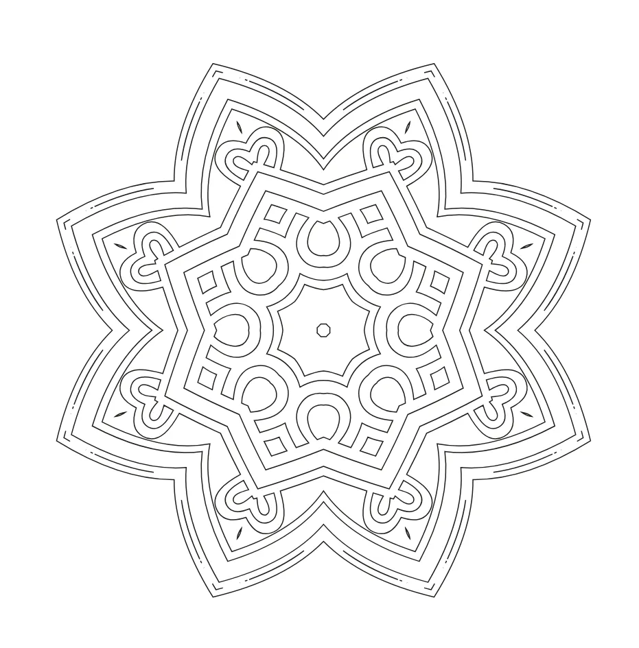 Mandala Coloring Page 22 coloring page