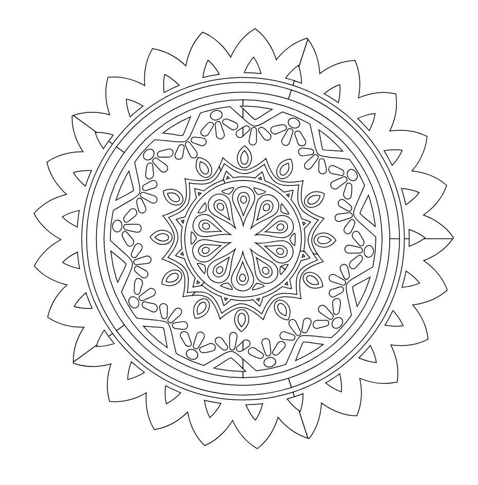 Mandala Coloring Page 23 coloring page