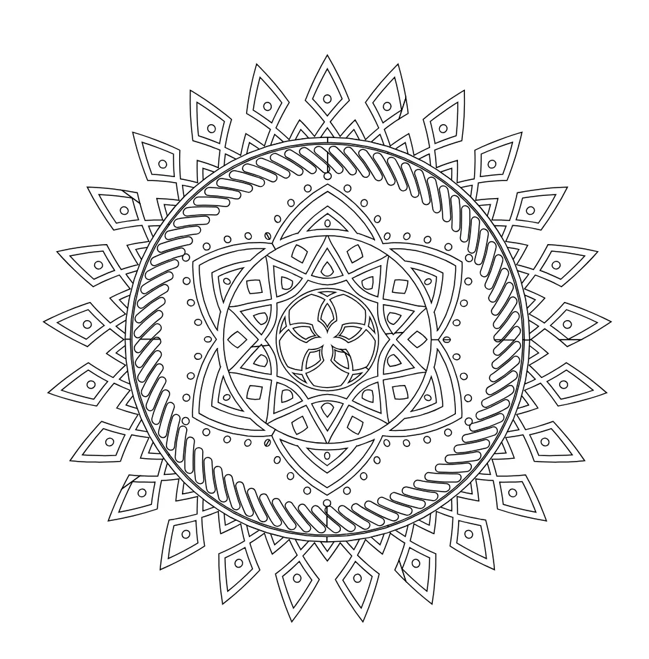 Mandala Coloring Page 26 coloring page