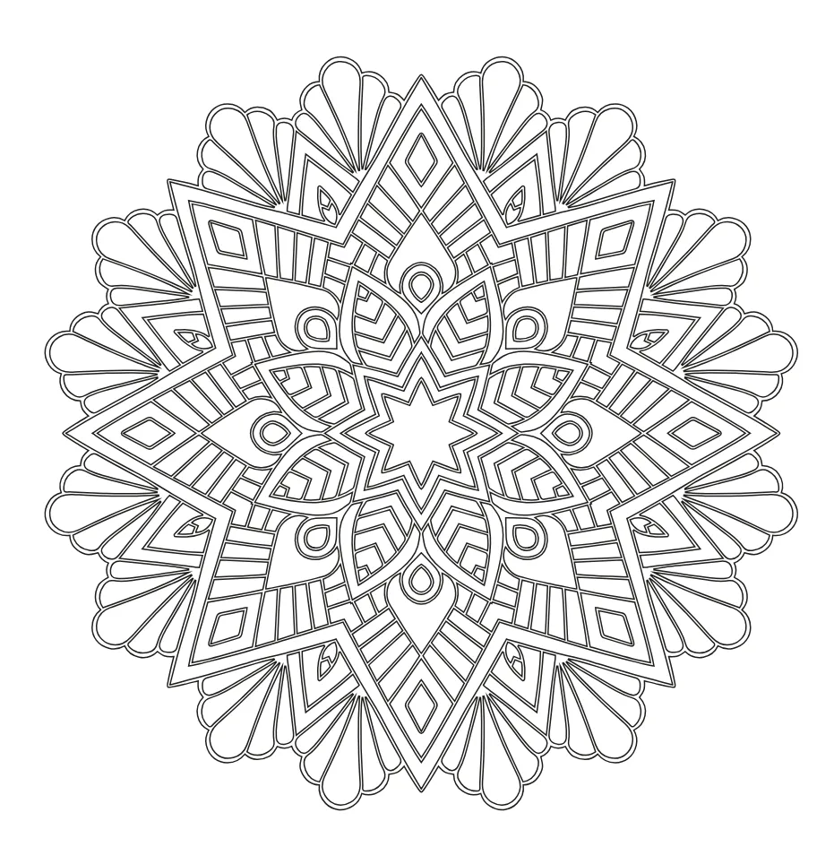 Mandala Coloring Page 27 coloring page