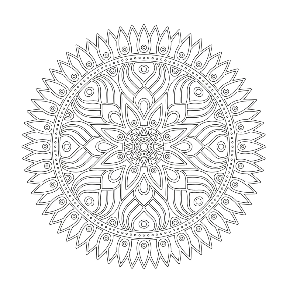 Mandala Coloring Page 28 coloring page