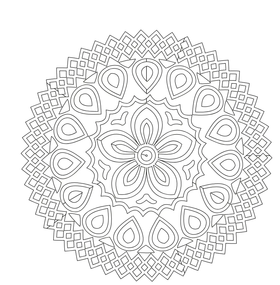 Mandala Coloring Page 31 coloring page