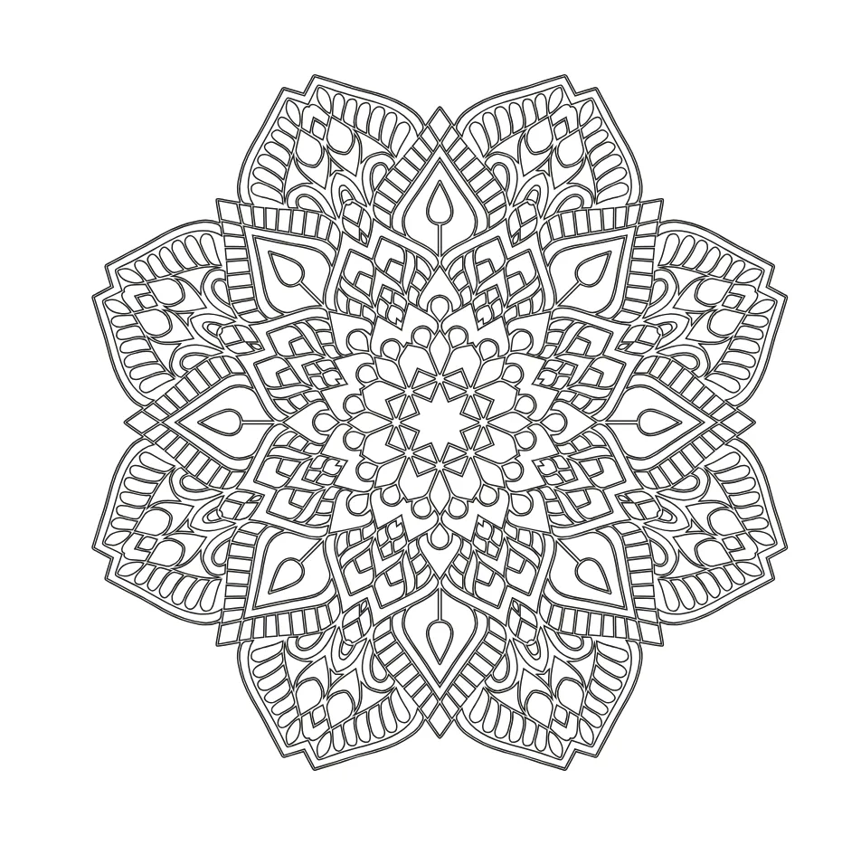 Mandala Coloring Page 33 coloring page