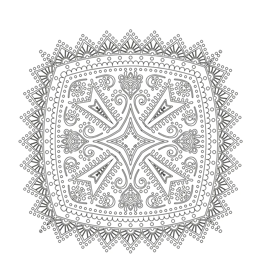Mandala Coloring Page 34 coloring page