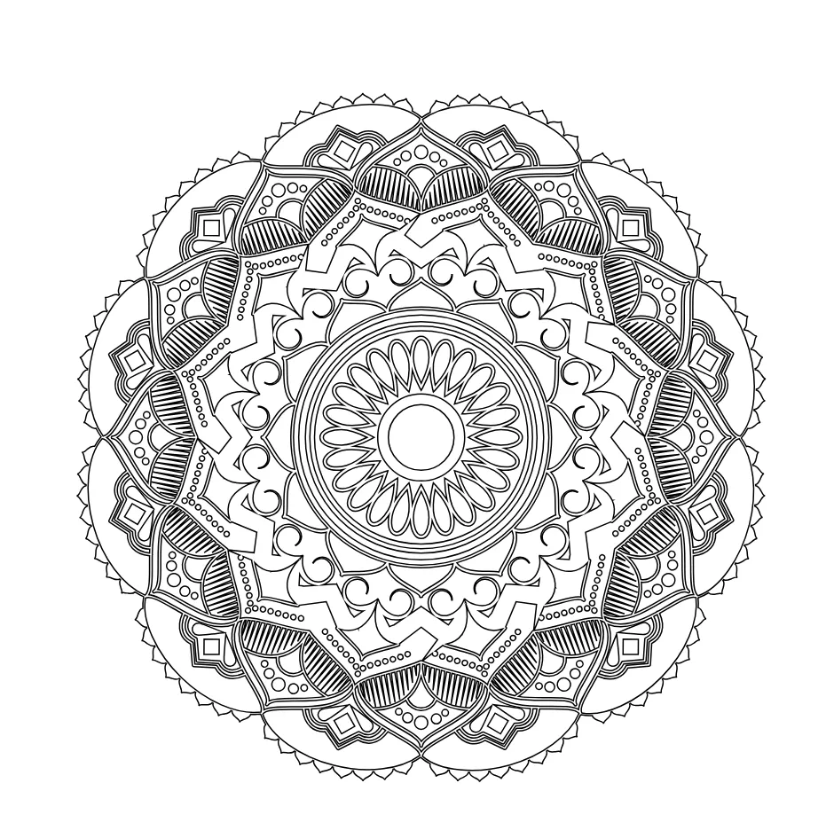 Mandala Coloring Page 35 coloring page