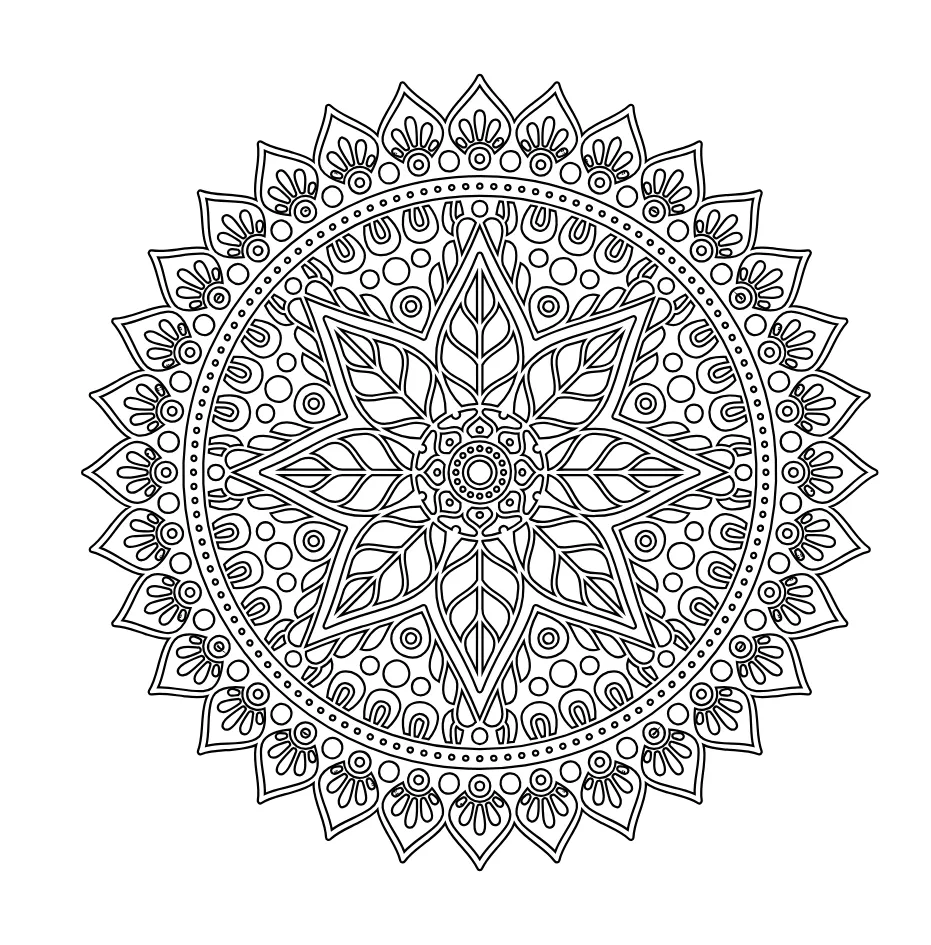 Mandala Coloring Page 41 coloring page