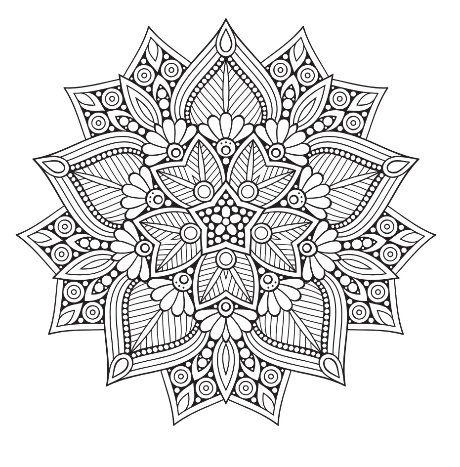 Mandala Coloring Page 44 coloring page
