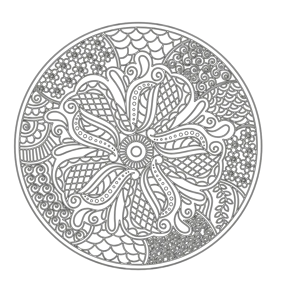 Mandala Coloring Page 46 coloring page