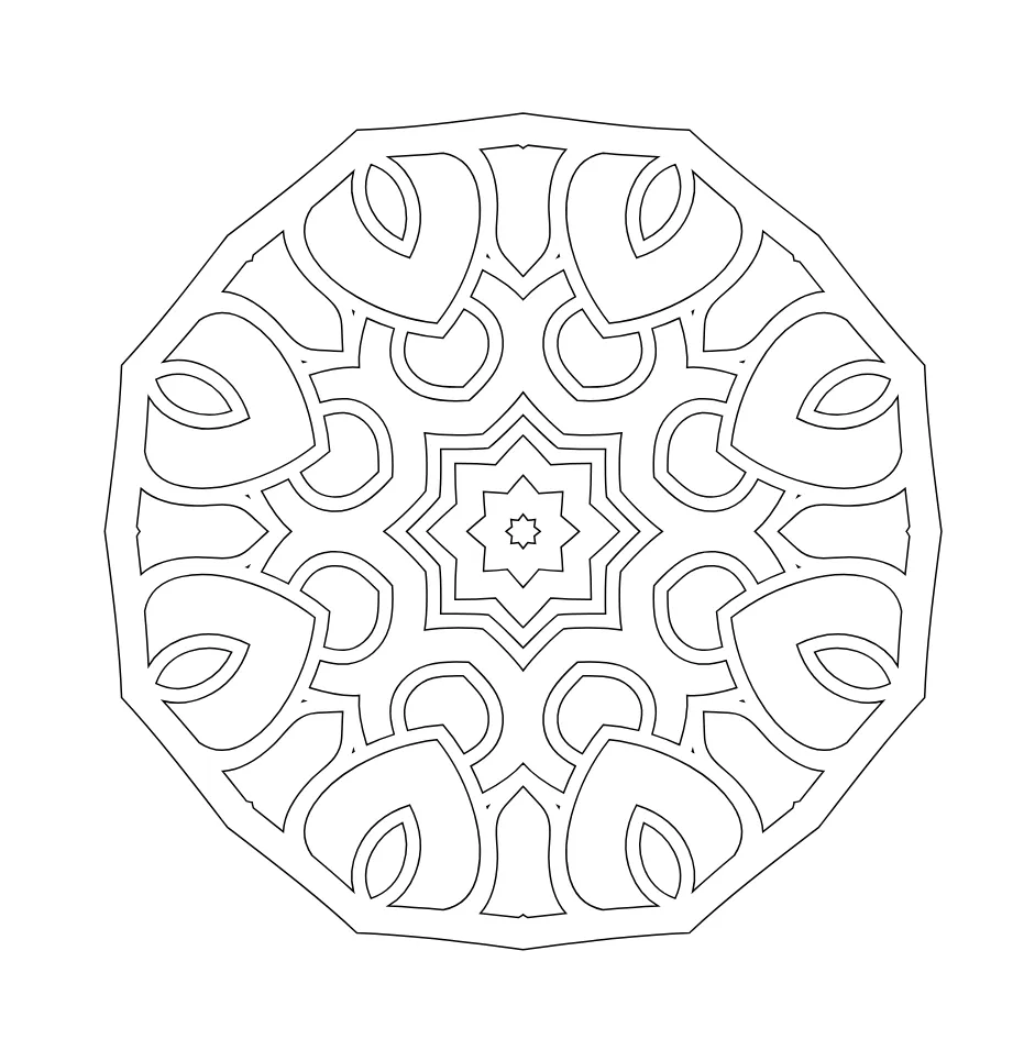 Mandala Coloring Page 5 coloring page