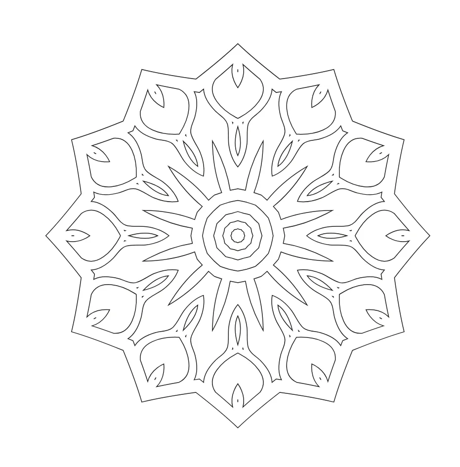 Mandala Coloring Page 7 coloring page