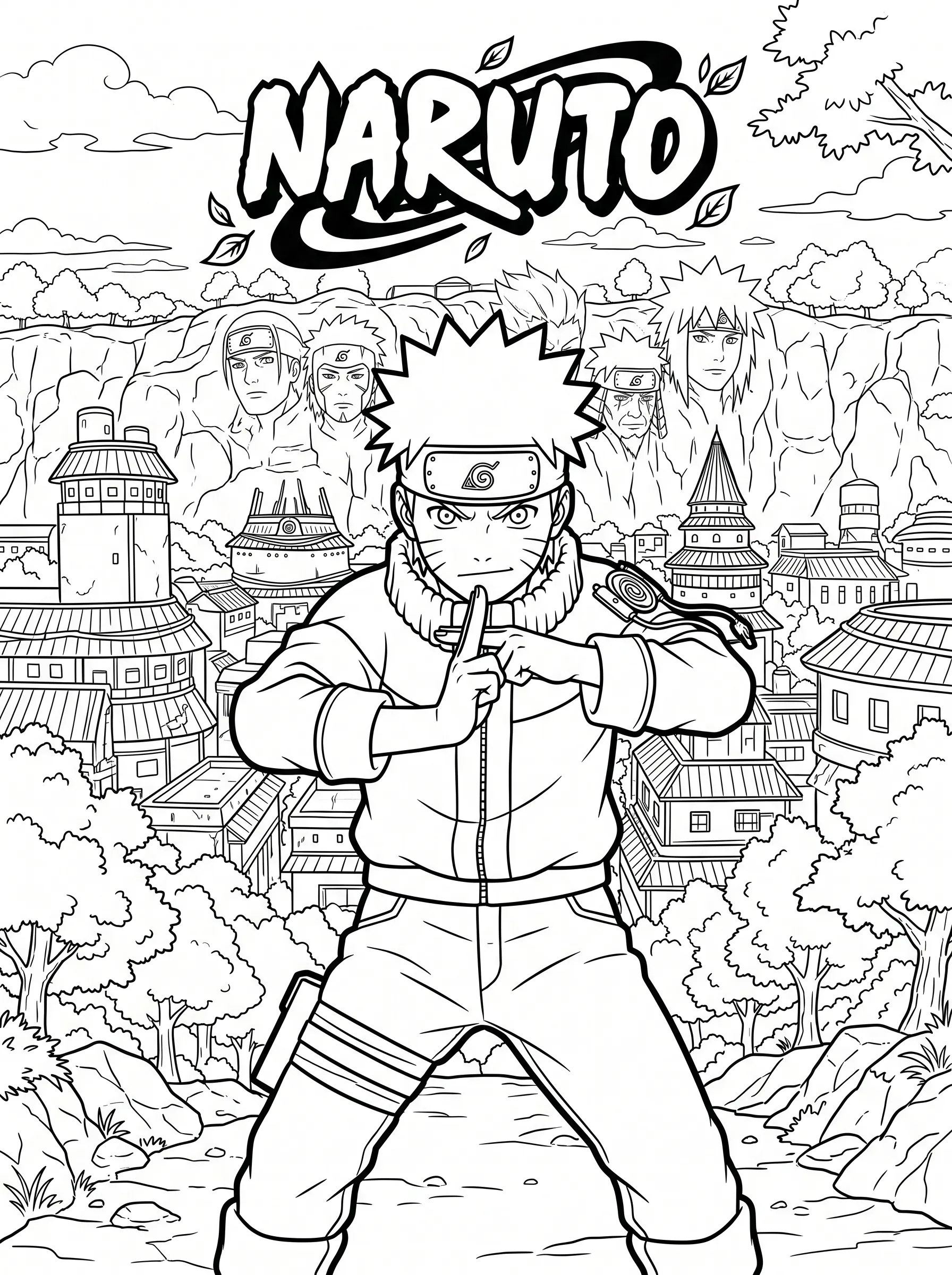 Naruto Coloring Page coloring page