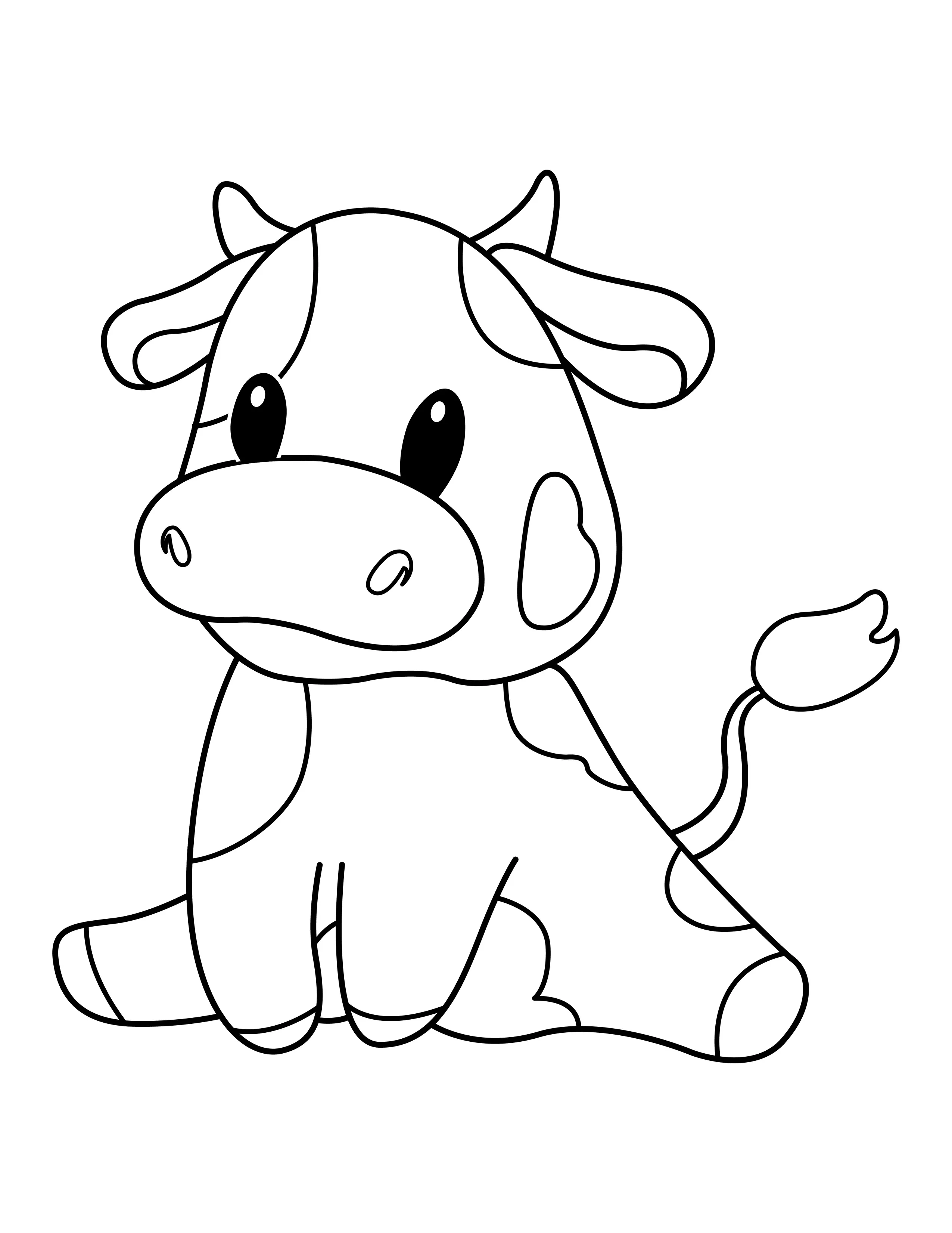 Cow printable