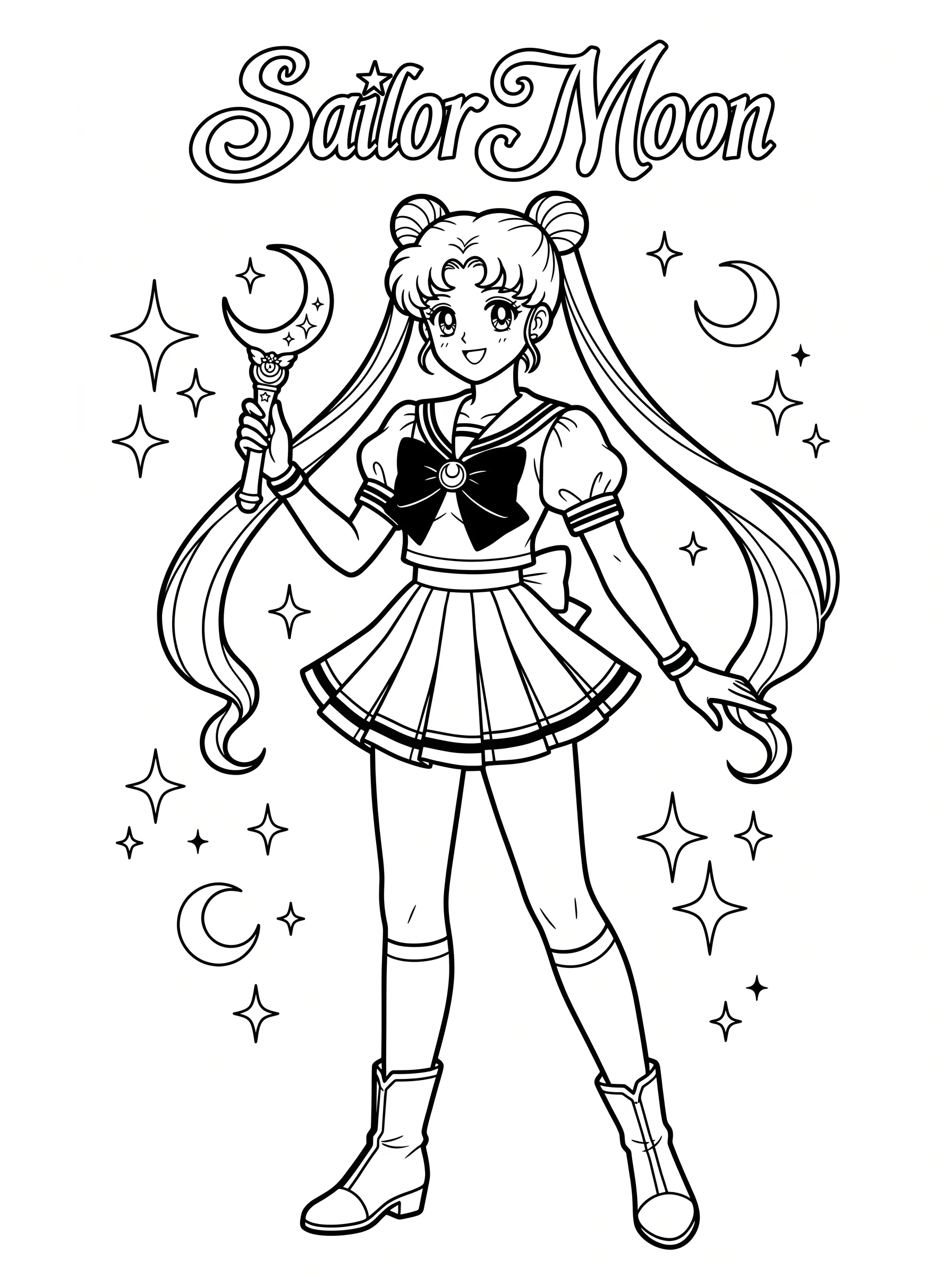 Sailor Moon Coloring Page coloring page