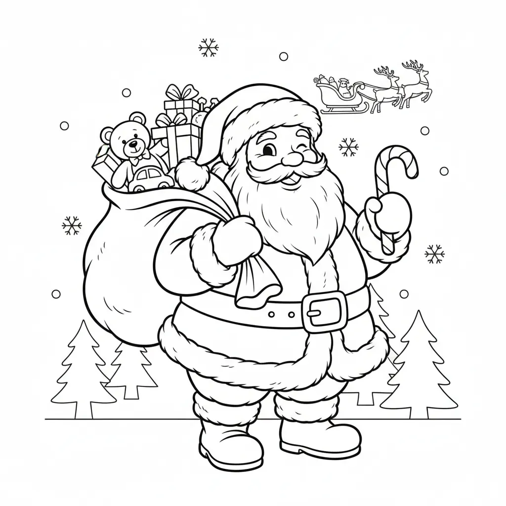 Santa Claus coloring page