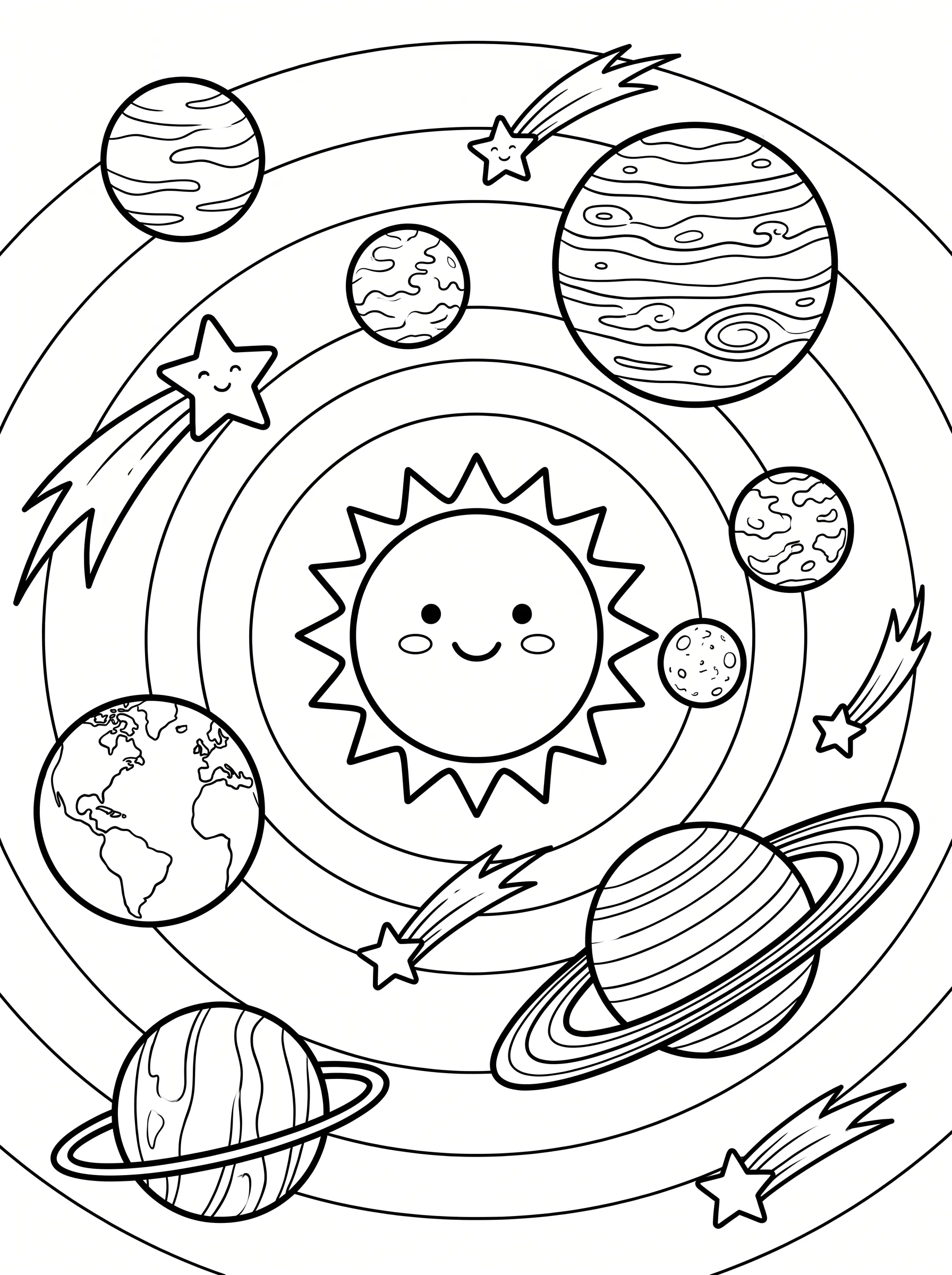 Solar System Planets printable