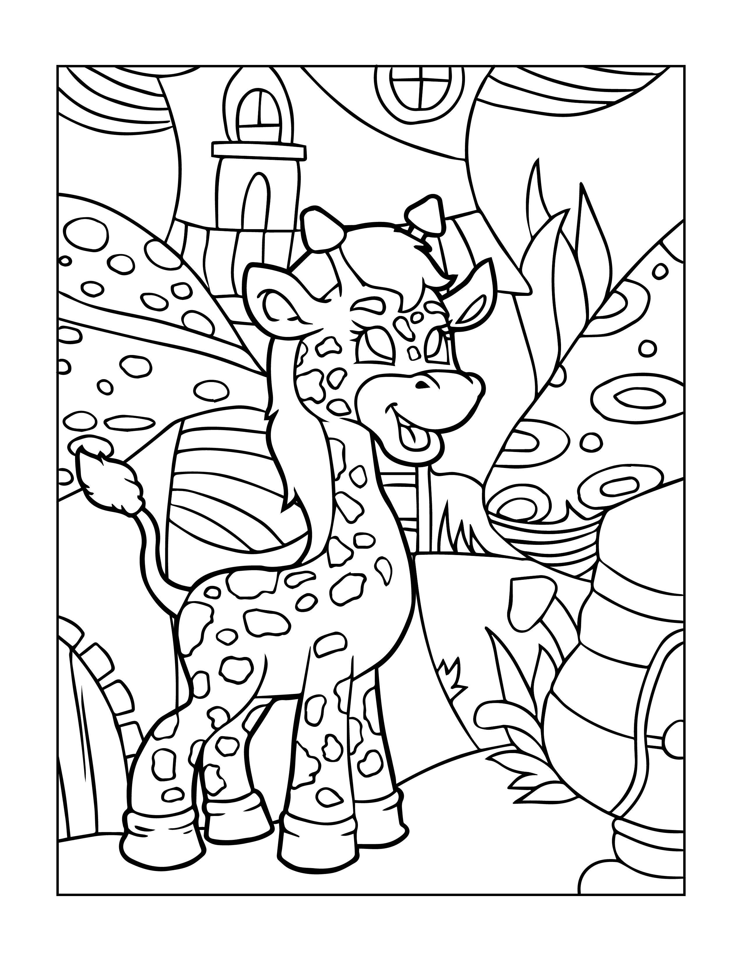 Wild Bear coloring page