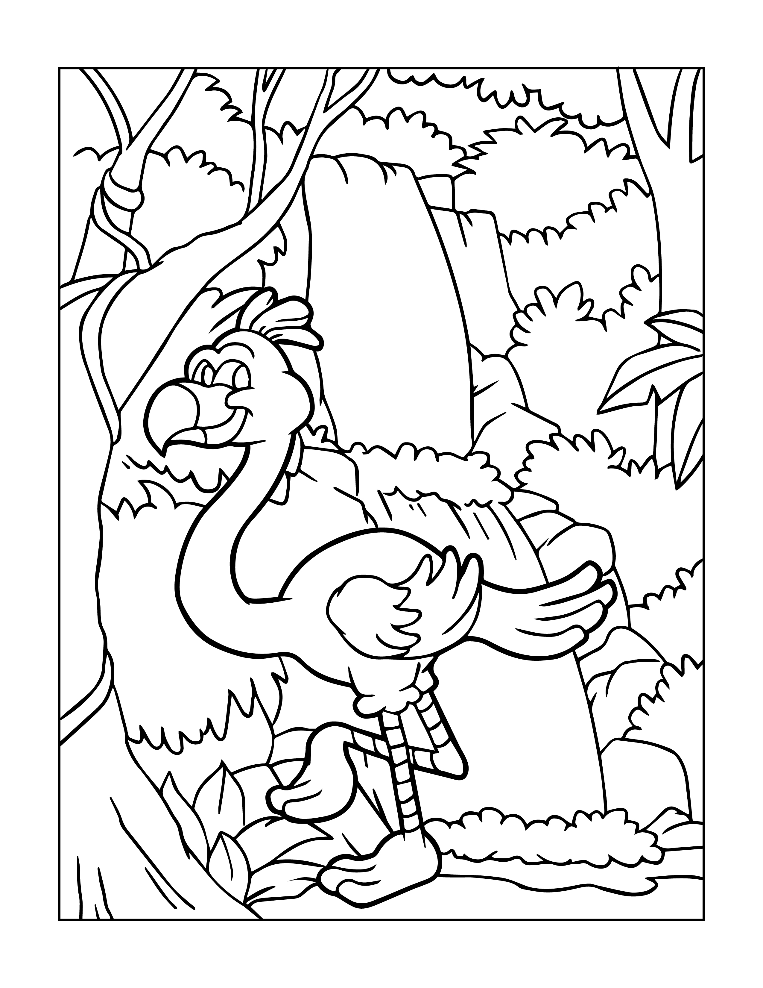 Wild Lion coloring page